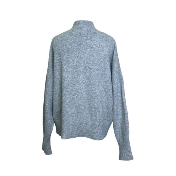 H&M gray high neck long sleeves soft sweater size Medium - Picture 2 of 9
